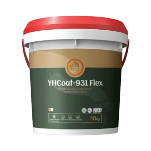 Vữa chống thấm không lộ thiên 2 thành phần mềm dẻo YHCoat-931 Flex